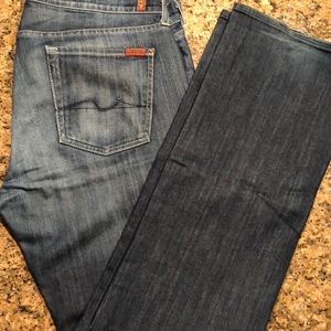 Men’s 7 For All Mankind Dark Wash Jeans Size 38